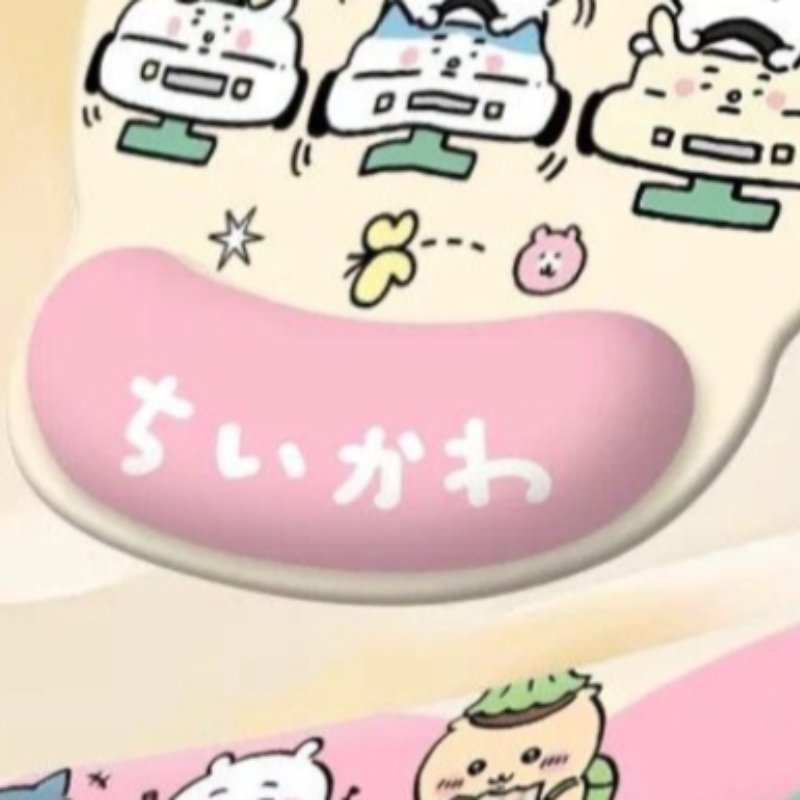 Keyboard Cover - アニメ漫画かわいいちいかわうさぎリストガードマウスパッドオフィスノートパソコン滑り止めキーボードハンドレスト手首保護