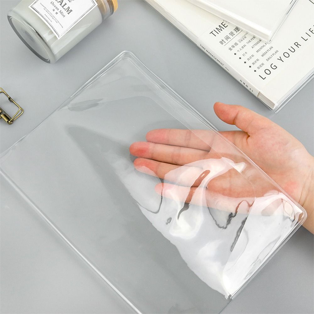 Laptop Sleeve - 日記 A5/A6 ノートブック保護スリーブ透明防水スクラップブッキングカバー PVC バインダー保護カバーアジェンダプランナー