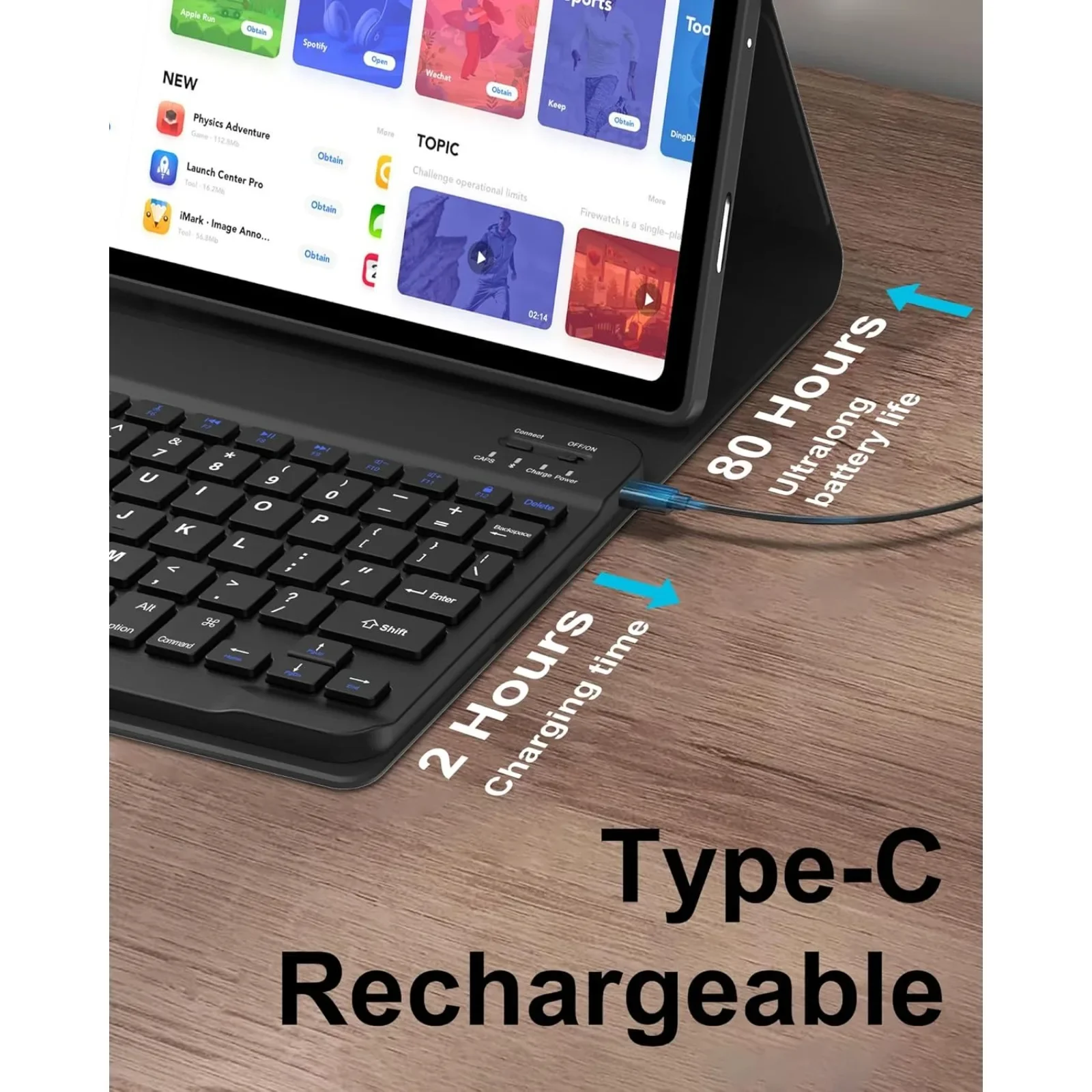 キーボードケース SamsungTab S4 T830 10 - Keyboard Cover のレビューと価格