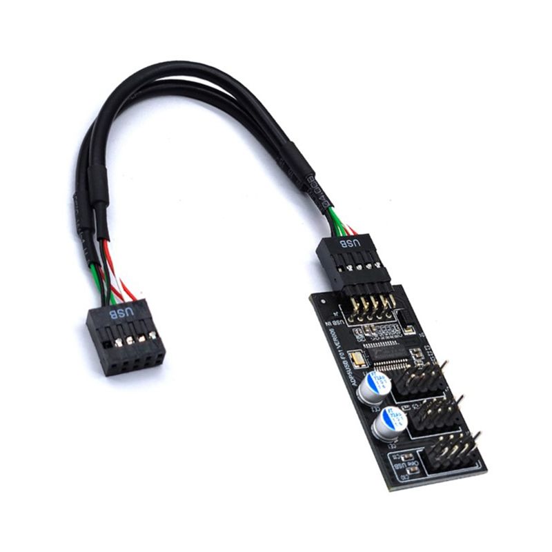 ABQX 9ピンUSBハブコネクター、USBスプリッター、1 - Usb Hub のレビューと価格
