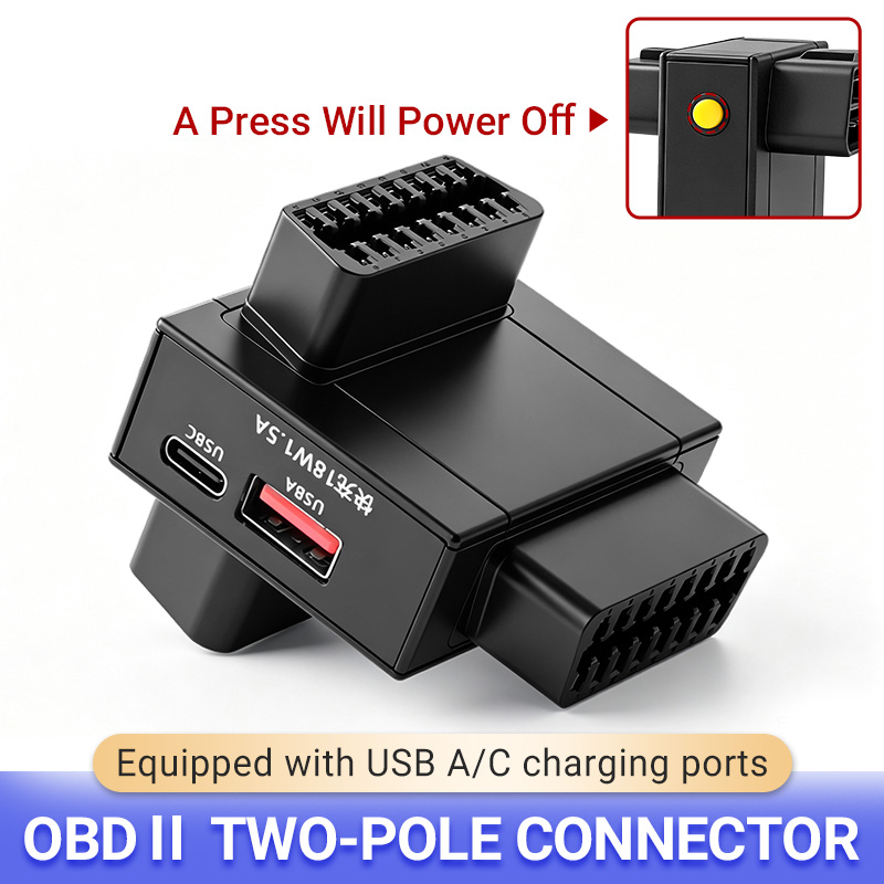 OBD2 スプリッターアダプター（1対2）、18W急速充電対 - Usb C Hub のレビューと価格