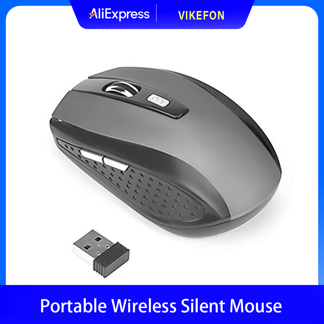 ワイヤレスマウス、静音マウス、2.4G、ポータブル、モバイル - Laptop Mouse のレビューと価格