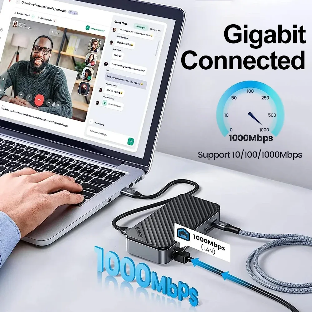 ORICO USB C ハブ 冷却ファン付き M.2 NVM - Usb C Hub のレビューと価格
