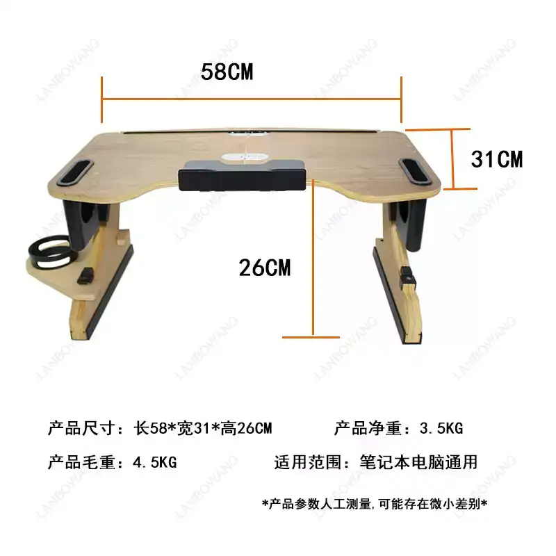 アルミ合金製折りたたみ式ラップデスク、調整可能な人間工学に基 - Laptop Stand のレビューと価格