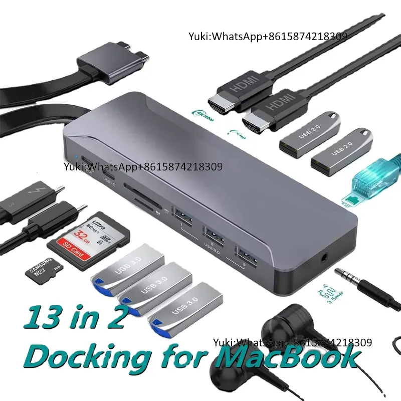 ホットセール中 デュアルディスプレイ対応 Type-C to - Usb C Hub のレビューと価格