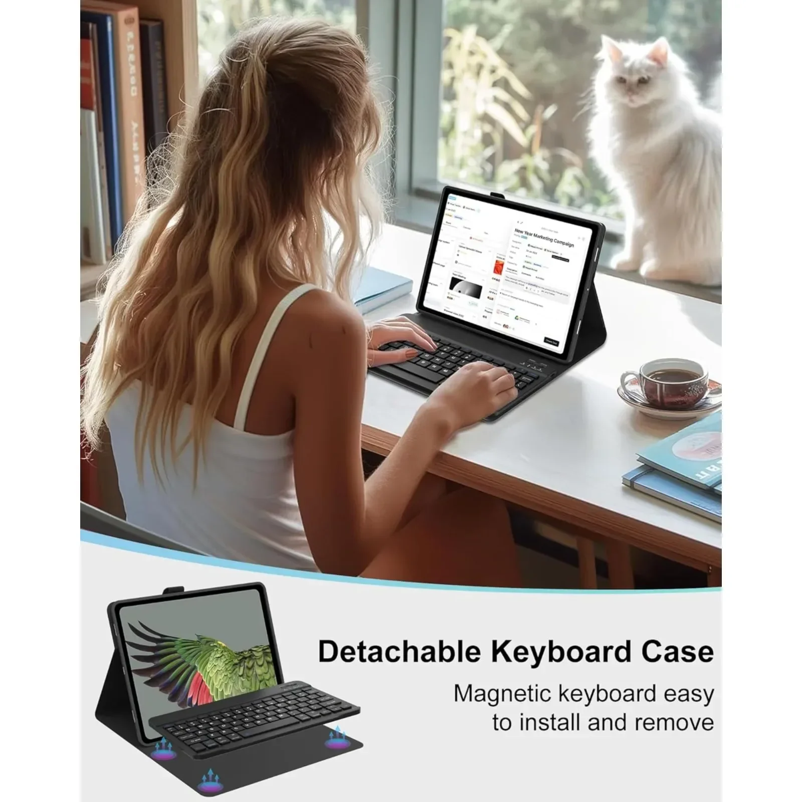 Samsung Galaxy Tab A 2019 SM-T - Keyboard Cover のレビューと価格