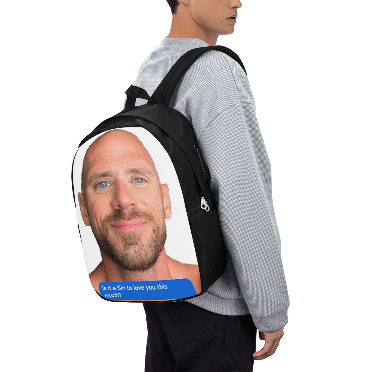 Johnny Sins Flirty Text Bubble - Laptop Bag のレビューと価格