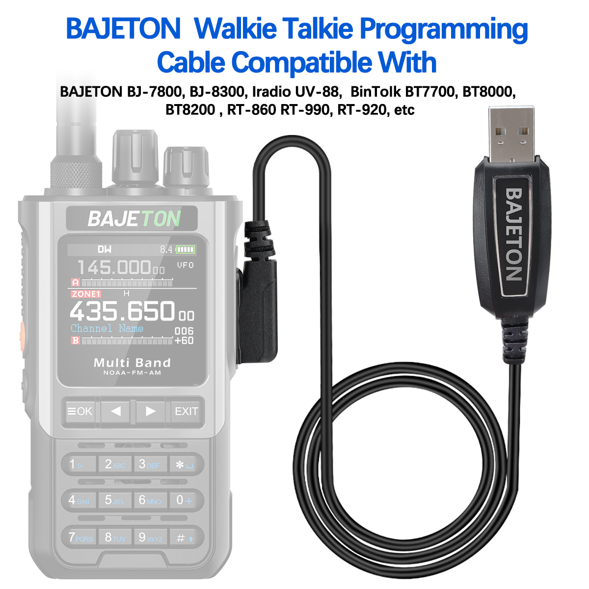 BAJETON トランシーバー USB プログラミングケーブ - Usb Hub のレビューと価格