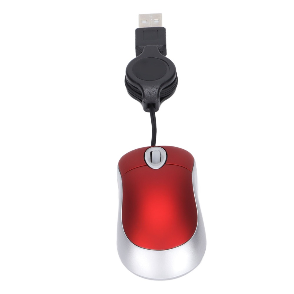 小型1200 DPI有線マウス 3ウェイホイール ミニサイズ - Laptop Mouse のレビューと価格