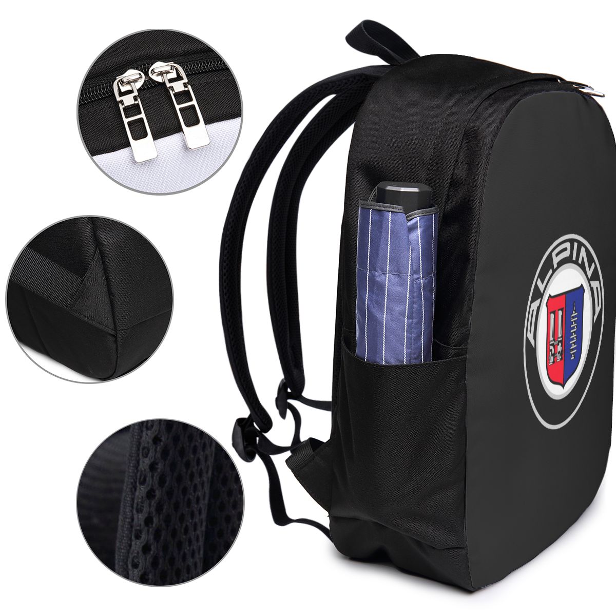 アルピナ - クラシックカーロゴバックパック旅行ノートブック - Laptop Bag のレビューと価格