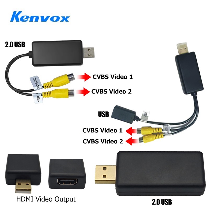 Kenvox Android USBビデオ出力RCAラインケ - Hdmi Cable のレビューと価格