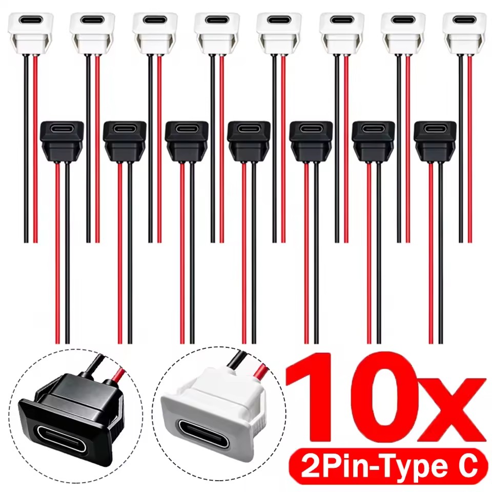 Type-Cメス型防水USB-Cジャックソケット、2ピン、3 - Usb C Hub のレビューと価格