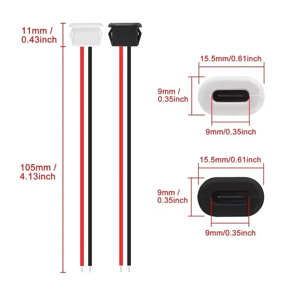 Type-Cメス型防水USB-Cジャックソケット、2ピン、3 - Usb C Hub のレビューと価格