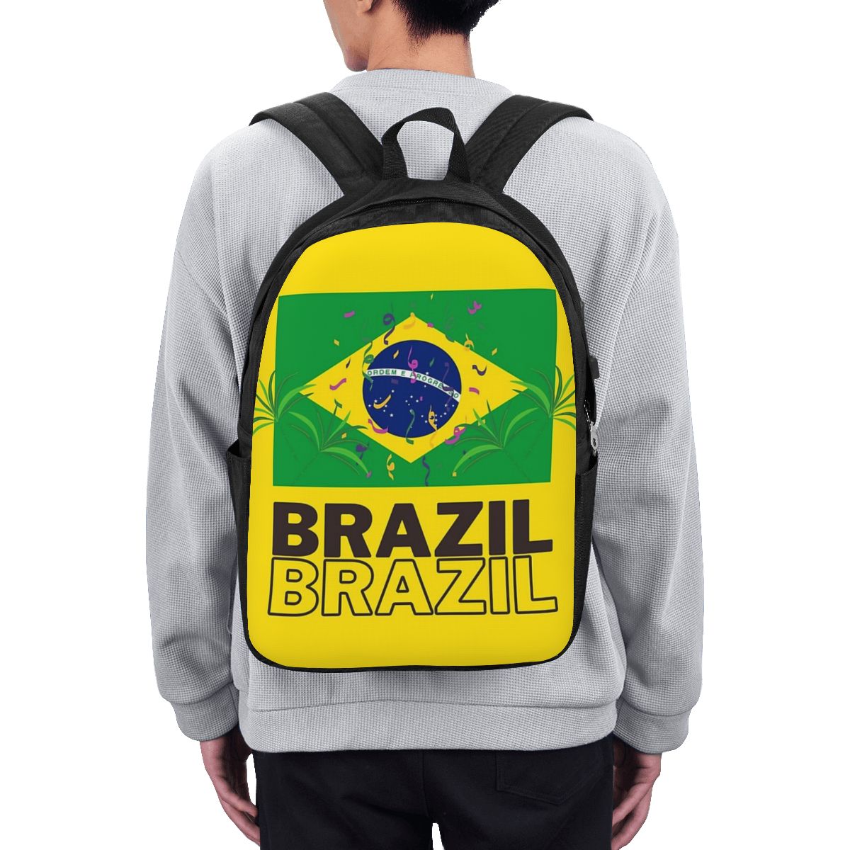 ブラジル国旗バックパック旅行ノートブックバッグコンピュータ大 - Laptop Bag のレビューと価格